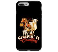 Creepin’ It Country Funny Halloween Farm Art Case for iPhone 7 Plus/8 Plus
