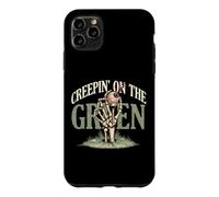 Creepin On The Green Golf Skeleton Creep Golf Halloween Case for iPhone 11 Pro Max