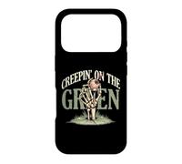 Creepin On The Green Golf Skeleton Creep Golf Halloween Case for iPhone 17 Pro