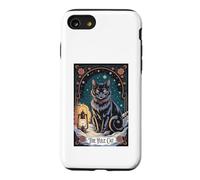 Creepma Vintage Folklore Yule Cat Tarot Card Cottagecore Case for iPhone SE (2020) / 7/8