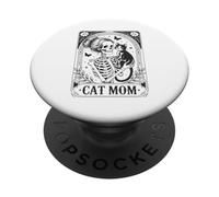 Creepmas Vintage The Yule Cat Tarot Card Dark Xmas PopSockets Adhesive PopGrip