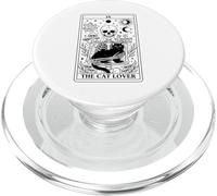Creepmas Vintage The Yule Cat Tarot Card Dark Xmas PopSockets PopGrip for MagSafe