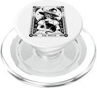 Creepmas Vintage The Yule Cat Tarot Card Dark Xmas PopSockets PopGrip for MagSafe