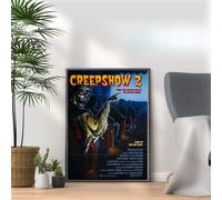 Creepshow2, Horror Movie Print, Scary Thriller Film Poster, A4 and A3 Size Frame Options Available,Great Home, Pub, Café, Bar Wall Art Print, House gift for horror lovers (A4 Print Only)