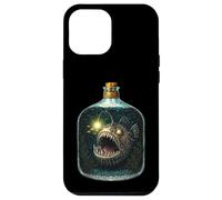 Creepy Angler Fish in a Bottle s Deep Sea Ocean Art Case for iPhone 12 Pro Max