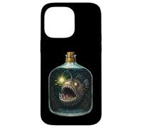 Creepy Angler Fish in a Bottle s Deep Sea Ocean Art Case for iPhone 14 Pro Max