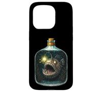 Creepy Angler Fish in a Bottle s Deep Sea Ocean Art Case for iPhone 15 Pro