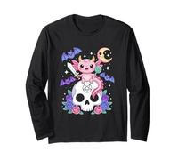 Creepy Axolotl Anime Kawaii Goth Long Sleeve T-Shirt