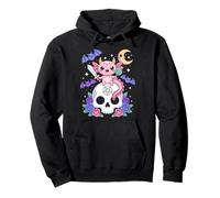 Creepy Axolotl Anime Kawaii Goth Pullover Hoodie