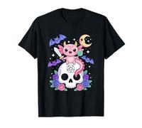 Creepy Axolotl Anime Kawaii Goth T-Shirt