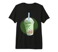 Creepy Boba Tea Eye Balls Bubble Tea Lovers Halloween Premium T-Shirt