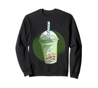 Creepy Boba Tea Eye Balls Bubble Tea Lovers Halloween Sweatshirt