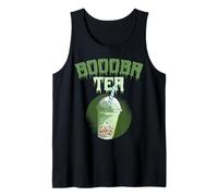 Creepy Boba Tea Eye Balls Bubble Tea Lovers Halloween Tank Top