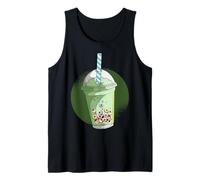 Creepy Boba Tea Eye Balls Bubble Tea Lovers Halloween Tank Top