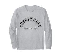 Creepy Cafe Boo-zy Beans Halloween Coffee, Witch Brew Vibes Long Sleeve T-Shirt