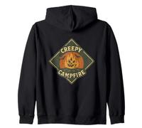 Creepy Campfire Zip Hoodie