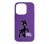Creepy Cartoon Black Phillip Goat - Witchcore Dark Humor Case for iPhone 14 Pro