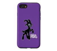 Creepy Cartoon Black Phillip Goat - Witchcore Dark Humor Case for iPhone SE (2020) / 7/8