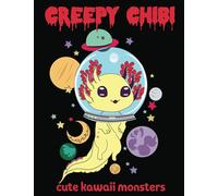 Creepy Chibi Cute Kawaii Monsters: Pastel Goth Horror Coloring Book