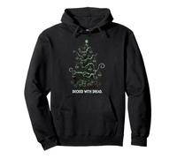Creepy Christmas Decked with Dread Holiday Horror Pullover Hoodie