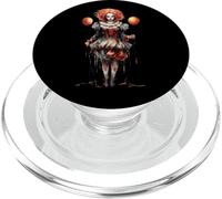 Creepy Clown Costume with Balloons PopSockets PopGrip for MagSafe