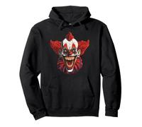 Creepy Clown Halloween Vintage Circus Scary Spooky Pullover Hoodie