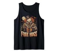 Creepy Clown Halloween Vintage Horror Circus Scary Spooky Tank Top