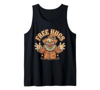 Creepy Clown Halloween Vintage Horror Circus Scary Spooky Tank Top