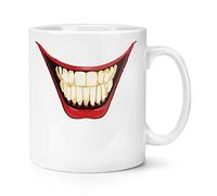 Creepy Clown Scary Smile Teeth 10oz Mug Cup Funny Halloween