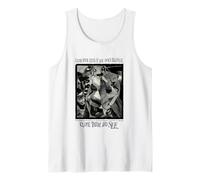 Creepy Clowns Shattered Glass Horror Tank Top