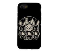 Creepy Cute Bunny Alt Goth Grunge Emo Vintage Horror Rabbit Case for iPhone SE (2020) / 7/8
