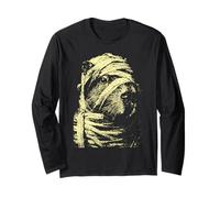Creepy Cute Capybara Halloween Costume Spooky Mummy Animal Long Sleeve T-Shirt