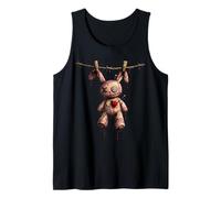 Creepy Cute Goth Bunny Voodoo Doll E-Girl Gothic Outfit Tank Top