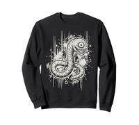 Creepy Cute Goth Earthworm Horror Kawaii Grunge Aesthetic Sweatshirt