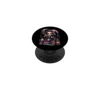 Creepy Cute Grim Reaper Reading Book Lover Kawaii Goth PopSockets Adhesive PopGrip