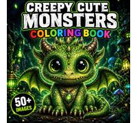 Creepy Cute Monsters Coloring Book: Relaxing and Creative Designs for Mindfulness and Stress Relief