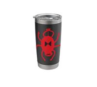 Creepy Cute Red Spider Halloween Black Widow Arachnid Stainless Steel Insulated Tumbler