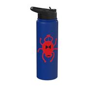 Creepy Cute Red Spider Halloween Black Widow Arachnid Stainless Steel Insulated Water Bottle