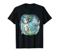 Creepy Cute Zombie Mermaid Kawaii Pastel Goth Witchy T-Shirt