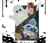 Creepy Date With A Book Decorative Funny Ghost Bat Seasons