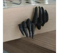 Creepy Demon Hand Bookmark Flame Devils Hand Bookmark Plastic Material Unique Horror 3D Bookmarks Halloween Creepy Bookmark Gift for Friends Family Book Friends