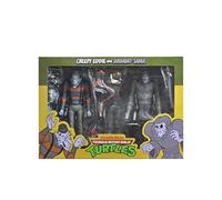 Creepy Eddie & Shibano Sama 2 Pack Scale Action Figures 18cm Teenage Mutant Ninja Turtles Saturday Morning Adventures