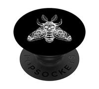 Creepy Esoteric Magical Gothic Moth Animal Art PopSockets Swappable PopGrip