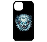 Creepy Evil Clown Glowing Blue Eyes Case for iPhone 13