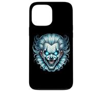 Creepy Evil Clown Glowing Blue Eyes Case for iPhone 13 Pro Max
