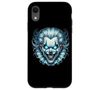 Creepy Evil Clown Glowing Blue Eyes Case for iPhone XR