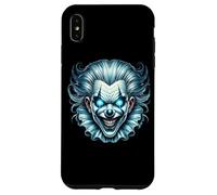 Creepy Evil Clown Glowing Blue Eyes Case for iPhone XS Max
