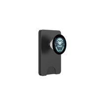 Creepy Evil Clown Glowing Blue Eyes PopSockets PopWallet for MagSafe
