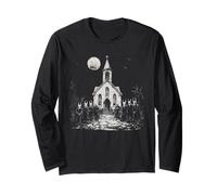 Creepy Folk Horror Weirdcore Occult Blackcraft Goth Witches Long Sleeve T-Shirt