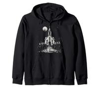 Creepy Folk Horror Weirdcore Occult Blackcraft Goth Witches Zip Hoodie